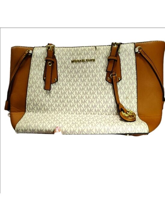 Michael Kors Handbags - Michael Kors Voyager Two Tone Logo Tote Bag